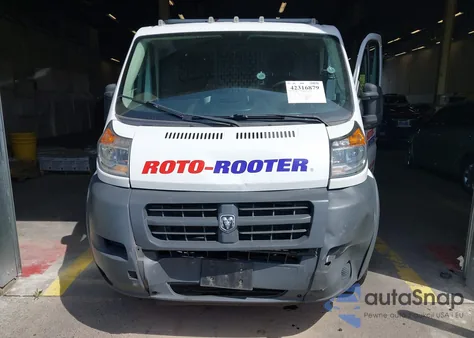 2017 Ram Promaster 1500 Low Roof 136 Wb from USA, damaged, VIN 3C6TRVAG1HE531777